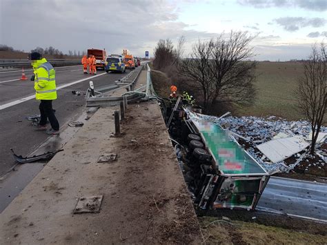 lkw unfall a14